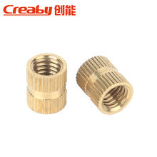 Creaby 铜镶嵌件注塑铜螺母 M2/M2.5M3M4M5M6M8