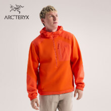 ARC'TERYX始祖鸟 KONSEAL PULLOVER HOODY 保暖 男子 抓绒衫 SOLARIS/暖阳橙 L