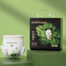 PLUS会员！BOBDOG巴布豆 奇迹奢宠 婴儿拉拉裤 XL22片（任选尺码）