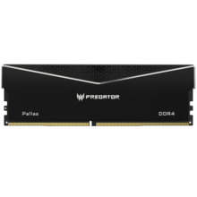 20点：宏碁掠夺者 PREDATOR 32G(16G×2)套 DDR4 3600频率 台式机内存条 Pallas系列（C18）黑色 海力士 CJR