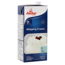 安佳（Anchor）淡奶油1L新西兰原装进口动物性稀奶油生日蛋糕裱花蛋挞液烘焙原料 安佳淡奶油 1L*1盒