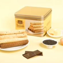 松软丝滑！1号会员店 零反式脂肪酸三重风味鸡蛋卷 480g（12小包）