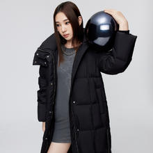 波司登 奥莱冬季女长款黑金加厚羽绒服秋冬外套百搭美拉德