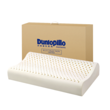 邓禄普（Dunlopillo）ECO青少年波浪枕 斯里兰卡进口天然乳胶枕头 三曲线