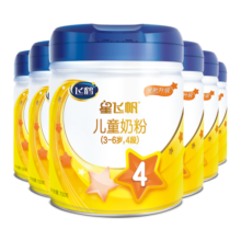 飞鹤 星飞帆4段（3-6岁）儿童配方奶粉 4段星飞帆750g6罐