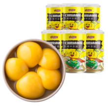 林家铺子黄桃罐头425g 品牌爆款 居家零食 【彩标糖水黄桃】425g*4罐