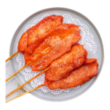 大用奥尔良里脊肉片2斤 手抓饼炸串 早餐食材 铁板里脊肉串 清真食品