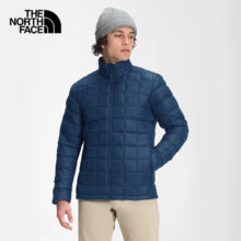 20日20点开始：The North Face北面棉服男户外防风保暖立领夹棉外套5GLL 蓝色/HDC S