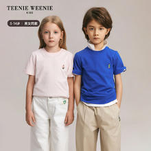 TEENIEWEENIEKIDS TeenieWeenie Kids小熊童装24年夏男女童纯棉基础款圆领T恤