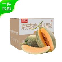 京鲜生 Mr.Seafood 海南西州蜜哈密瓜 净重8-9斤 2-4粒