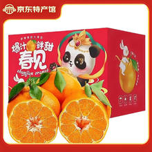 春福乐 四川春见耙耙柑 当季新鲜眉山粑粑柑水果丑柑柑橘整箱 带箱5斤净重4.5