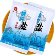 精群 精纯加碘家用食盐 中盐400g*2包
