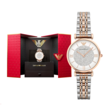 安普里奥·阿玛尼（Emporio Armani）手表女 满天星AR1926时尚镶钻石英表新年礼物生日礼物送女友礼盒