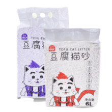 豪傲吸水猫砂天然纤维豆腐原味猫砂可冲厕所豆腐砂快速结团2.5KG 原味