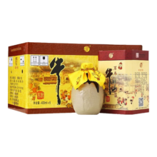 20点开始、PLUS会员：牛栏山 浓香型白酒 52度400ml*6瓶整箱装