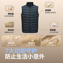 京东PLUS：波司登 轻薄羽绒服男女三防科技面料冬季保暖外套B40131020 165/88A 尊贵蓝