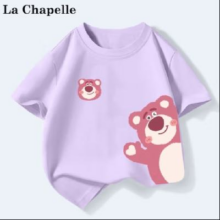 LA CHAPELLE MINI 拉夏贝尔 中小儿童纯棉半袖t恤 拍3件 多款可选