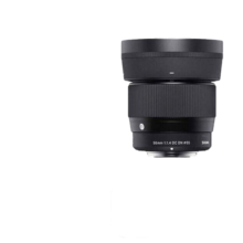 适马（SIGMA） 56mm F1.4 DC DN｜Contemporary 半画幅大光圈定焦镜头 人像肖像特写 佳能M卡口 官方标配（M50，M6系列机器使用） 官方标配（下单送主图配件）