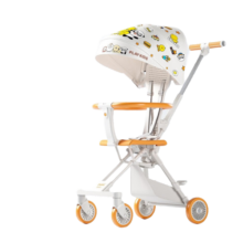 普洛可（PLAYKIDS）婴儿推车遛娃神器溜娃车轻便可折叠婴儿车X1至尊版 彩虹号至尊版