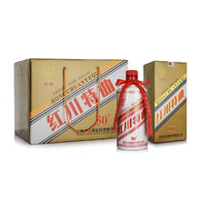 红川 特曲特酿 50度 浓香型白酒 500ml*6瓶