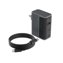 再降价、PLUS:CUKTECH酷态科10号氮化镓充电器套装120W/100W三口快充头GaN超级闪充块CP适用荣耀vivo苹果小米华为笔记本
