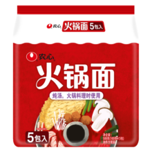 农心 火锅面 纯面饼 五连包 100g*5包