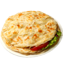 草帽兄弟 手抓饼 原味 早餐素食饼 烘焙食材 80g*30片装