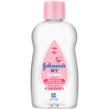 强生（Johnson）婴儿抚触油100ml 宝宝润肤新生儿身体按摩精油奶香保湿精华去头垢