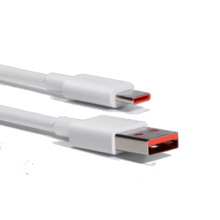 小米 原装USB-C数据线100cm 6A充电线白色 适配USB-C接口手机游戏机充电xiaomi红米redmi/k70