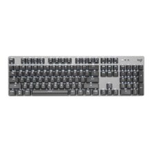 罗技K845背光有线机械键盘龙华轴电竞游戏青茶红轴办公打字104键