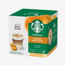 星巴克（Starbucks）多趣酷思咖啡胶囊咖啡12颗可做6杯 焦糖玛奇朵 127.8g