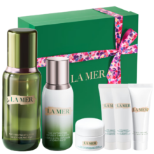 再降价：LA MER 海蓝之谜 精萃水乳套装(精萃水150ml+精萃乳50ml+赠 碧玺洁面30ml*2+云绒霜7ml+护手霜30ml+星星挂饰)