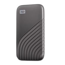 西部数据（WD）Type C接口加密移动硬盘固态 My Passport随行版SSD 防摔防震USB3.2Gen2 笔记本电脑外接 小贝壳 4TB(WDBAGF0040BGY)深空灰 官方标配