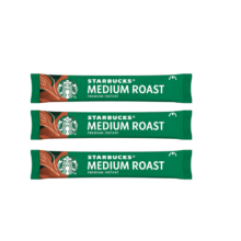 PLUS会员：Starbucks 星巴克 速溶咖啡黑咖啡2.3g*3条