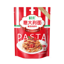 鲜禾意大利面番茄肉酱味 经典意面免煮速食拌面条方便面 255g/袋