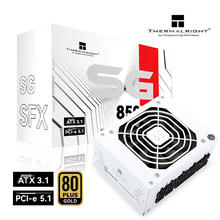 利民 额定850W TR-SGFX850-W ATX3.1电源 金牌全模组 PCIE5.1全日系电解电容 SFX小尺寸电源