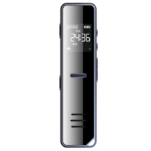 新科（Shinco）录音笔32G大容量专业录音器A02 高清降噪超长录音 商务办公会议培训学习录音设备 黑色