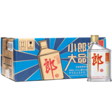 郎郎酒 小郎酒 歪嘴郎 浓酱兼香型白酒 45度 手提装 痛快饮 45度 100mL 24瓶 整箱装