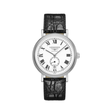 浪琴（LONGINES）瑞士手表 时尚系列 机械皮带男表L49054112
