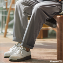 修饰腿部线条！Maden 马登工装 男士复古Easypants抗皱免烫垂感休闲长裤