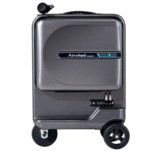 Airwheel爱尔威20英寸智能电动行李箱可骑行旅行登机箱载人拉杆箱SE3miniT 青春版 黑色 可登机