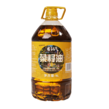 踏水坊有锅气 食用油 菜籽油5L大容量非转基因 物理压榨
