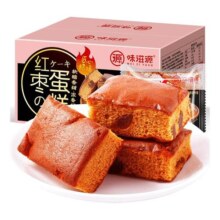 味滋源红枣蛋糕500g手撕面包营养早餐红枣泥蛋糕糕点整箱休闲零食