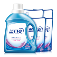 PLUS会员、需首购：蓝月亮 洗衣液 薰衣草香 2kg瓶+500g袋*4  共8斤