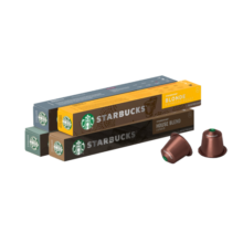 星巴克（Starbucks）Nespresso胶囊咖啡经典多口味组套40颗装 随机发货