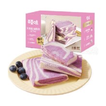 88VIP：百草味 无边吐司香芋味 400g