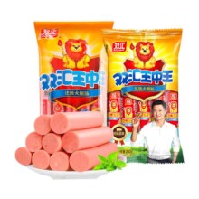 15日20点开始、百亿补贴万人团：双汇王中王火腿肠 整箱即食240g