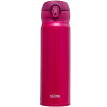 膳魔师(THERMOS) 保温杯保冷杯红色500ml不锈钢车载水杯学生杯子JNL-502