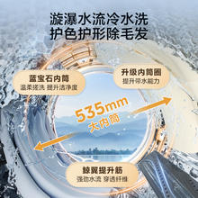 小天鹅 小乌梅2.0高奢版10KG洗衣机全自动洗脱一体机E60