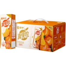 蒙牛 真果粒牛奶饮品 蜜桔味 250g*12盒/箱*2件